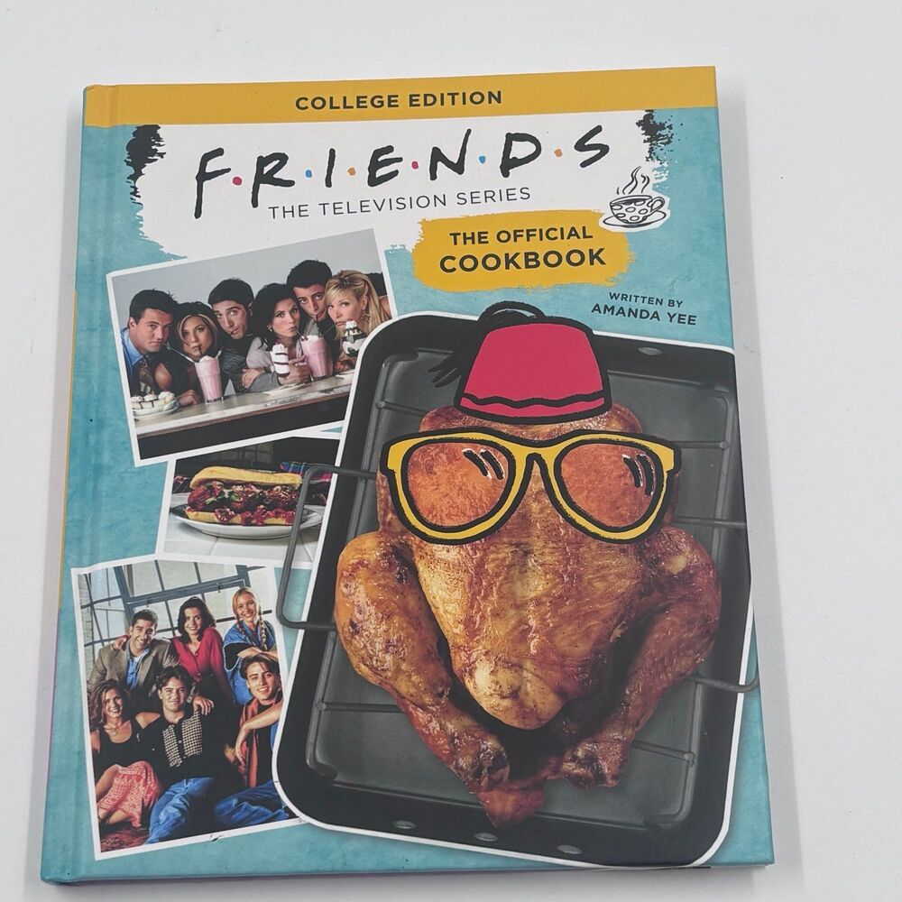 Friends The Official Cookbook Hardcover Amanda Yee Recipes TV Show Gift Like New